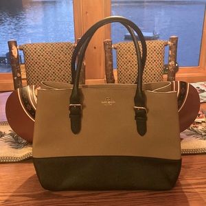 Kate Spade big bag!!! So much room- could even be used a bougie diaper bag😂